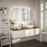 Badspiegel mit Rundbogen F600L4K