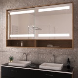 Beleuchteter Bad Spiegelschrank mit Schiebetüren - Gera 3