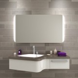 Badspiegel mit abgerundeten Ecken M05L2VR