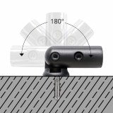 Wandanschluss schwarz 180° verstellbar für Ø 12 mm Stabistange geeignet Wandanschluss schwarz 180° verstellbar für Ø 12 mm Stabistange geeignet