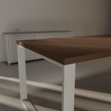 Braune Tischplatte nach Maß 38 mm, Schreibtisch-/ Esstischplatte