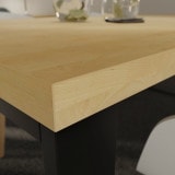 Tischplatte nach Maß Ahorn Holz-Dekor 38 mm