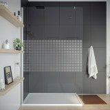 Walk-in Dusche Glas Seitenwand nach Maß CARRE 1T