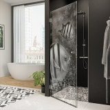 Duschkabinentür nach Maß mit Motiv FISCHE 2/101 Duschkabinentür nach Maß mit Motiv FISCHE 2/101