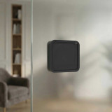 Glasschiebetür Industrielook schwarz FRAMEL 10/GF SATINATO