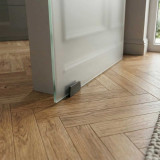 Glas-Schiebetür satiniert AREAL 2 schwarz/GF