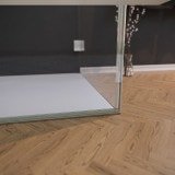 Duschkabine satiniertes Glas, Tür seitlich AREA 2/210