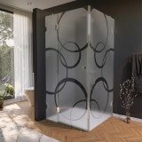 Glas Duschkabine Tür seitlich CERCO 3/210