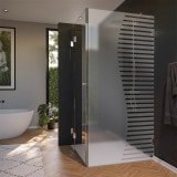 Duschkabine Tür seitlich Glas satiniert FORRADO 8/210 Duschkabine Tür seitlich Glas satiniert FORRADO 8/210