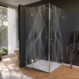 Glas Duschkabine Tür seitlich mit Dekor ARRAY 1/210 Glas Duschkabine Tür seitlich mit Dekor ARRAY 1/210