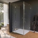 Glas Duschkabine Tür seitlich mit Dekor DOT 1/210 Glas Duschkabine Tür seitlich mit Dekor DOT 1/210
