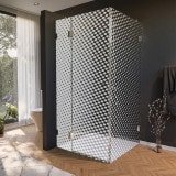 Glas Duschkabine Tür seitlich mit Dekor DOT 2/210 Glas Duschkabine Tür seitlich mit Dekor DOT 2/210