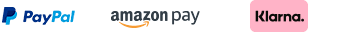 PayPal, amazon pay, Klarna Sofort, Klarna